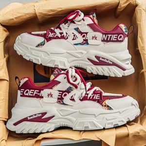 Chaussures de course respirantes pour hommes, baskets décontractées tendance à semelle épaisse - Product Image 5