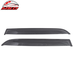 Viseras para ventanas de Honda Civic 88-91 Sedán, 4 piezas, con cinta adhesiva, protección contra lluvia y sol, de policarbonato, para ventanas laterales de coche. - Product Image 5