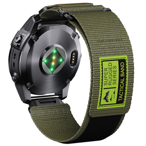 Eraysun 22mm 26mm pour Garmin <span class=keywords><strong>Fenix</strong></span> 7 7X Pro 6 <span class=keywords><strong>6X</strong></span> 5 5X <span class=keywords><strong>Plus</strong></span> bracelet QuickFit instinctif 2 bracelet de montre en Nylon de remplacement de luxe - Product Image 3