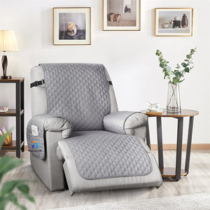 Fundas Lavables para Sillón Reclinable de 1 Plaza, Protector de Sofá para Mascotas con Correa Elástica - Product Image 1