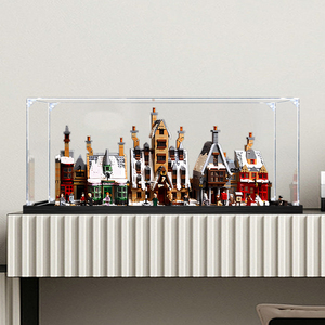 Acrylic Hộp hiển thị cho LEGO 76457 cho Harry Potter hogsmeade làng hình lưu trữ với bụi che - Product Image 2