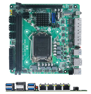 Placa base BKHD C246 NAS <span class=keywords><strong>Mini</strong></span> <span class=keywords><strong>ITX</strong></span> 8 * SATA 2 * M.2 4 * Lan 2,5G I226 8th 9th Intel Core I3 I5 I7 XEON E2 Server Router Mainboard - Product Image 6