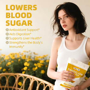 Tè Biologico alla Radice di Tarassaco per la Salute del Fegato, Anti-infiammatorio e Immunostimolante, Miscela <span class=keywords><strong>Naturale</strong></span> di Tè Medicinale Senza Glutine - Product Image 2