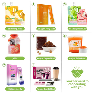 Gelée de konjac Saveur de pêche Zéro calorie 10 Pochettes Jello à boire Collations légères Sans sucre Keto Sans gluten Aliments sains Cadeaux - Product Image 5