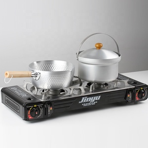 Réchauds à gaz d'extérieur JINYU, <span class=keywords><strong>cuisinière</strong></span> à gaz de style moderne, 2 brûleurs, camping, portable, <span class=keywords><strong>cuisinière</strong></span> à gaz butane - Product Image 4