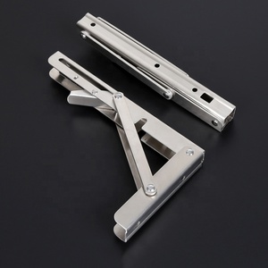 Supports d'<span class=keywords><strong>étagère</strong></span> pliables en acier inoxydable, <span class=keywords><strong>support</strong></span> mural, imperméable, durable, installation facile - Product Image 4