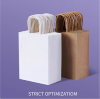 Emballage de bonbons de luxe personnalisable, sac en papier kraft imprimé à l'écran pour l'emballage alimentaire et les emballages d'achats