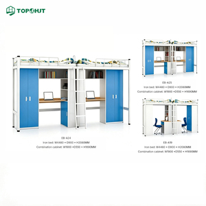 Estructura de Cama Metálica de Acero Laminado en Frío Integrada para Alojamiento Universitario, W4480 X D900 X H2080MM, para Evaluación de Licitaciones - Product Image 1