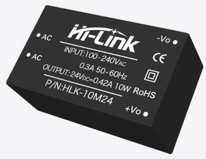 HLK-5M03 2W 3W 5W 10W 3.3V/5V/9V/<span class=keywords><strong>12V</strong></span>/15V/24V <span class=keywords><strong>AC</strong></span> <span class=keywords><strong>DC</strong></span> Alimentation 10M03/10M05/10M09/10M12/10M15/10M24 - Product Image 1