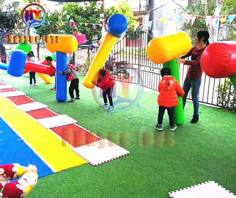 פטישים מתנפחים חיצוניים למשחקי בניית צוות גן ילדים, צעצוע פטישים מתנפחים לילדים ולמבוגרים