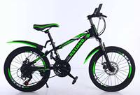 Bicicleta de Montaña Unisex para Niños y Adultos con Frenos de Disco, Cuadro de Acero, 21 Velocidades