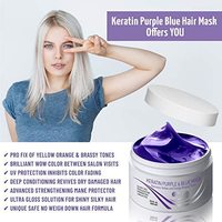 Soin des cheveux après teinture pour réduire le jaunissement Anti frisottis éclaircissant cheveux secs abîmés traitement en profondeur réparation masque capillaire violet