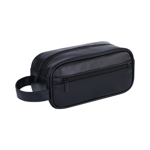 Nouveauté : Trousse de toilette de voyage portable unisexe en cuir PU avec logo personnalisé de la marque <span class=keywords><strong>SOYEON</strong></span> - Sac d'hygiène suspendu à fermeture éclair - Product Image 4