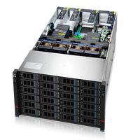 Server 4U Dual AMD Epyc 7002/7003 CPU & Memori 32xDDR4, 24xSATA/SAS 3.5' HDD & 6xPCIe4.0 Kartu Akselerator & Server Rak