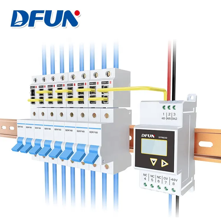DFUN High Accuracy -48VDC Energy Meter for Telecom BTS Application