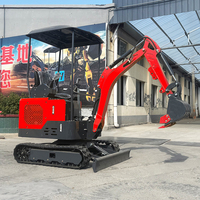 Mini-excavatrice sur chenilles avancée de 1,8 tonne, pelle hydraulique à vendre