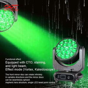 Projecteur LED mobile Bee Eyes 19*40W RGBW 4-en-1, faisceau de lavage, corps en aluminium, DMX512 pour DJ, discothèque, soirée, club musical, éclairage de scène - Product Image 4