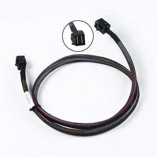 MINI SAS SFF-8643 to SFF-8643 Server 12G Array Card Data Cable, 1-to-1, 50cm/1M