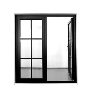 अपार्टमेंट कीट नियंत्रण के लिए घर के लिए उच्च गुणवत्ता, फाइबरग्लास वापस लेने योग्य स्क्रीन के साथ एल्यूमीनियम ख़िड़की दरवाजा