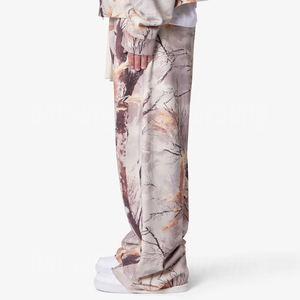 Custom Factory Cotton Sun Faded Straight Leg <strong>Jogging</strong> Tactical Skate <strong>Camouflage</strong> Pant Men Sweatpants Camo Pants - Product Image 2
