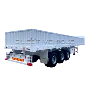Used Cargo Truck Trailers Utility 3 Axle Side Wall Semi Trailer for Sale