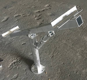 Sistema de montaje en tierra de un solo polo, estante de montaje de paneles solares, ajustable, inclinación - Product Image 6