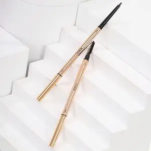 निविड़ अंधकार भौं पेंसिल 6 रंग छोटे से सोने बार भौं कलम के लिए महिलाओं के सौंदर्य कॉस्मेटिक भौं पेंसिल सौंदर्य प्रसाधन उपकरण