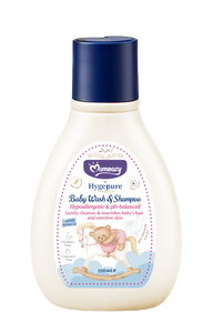 Nettoyant Doux Formule Délicate pour Peaux Sensibles Sans Larmes pour Nouveau-né 2-en-1 Lavant et Shampoing Bébé Format Voyage 100ml - Product Image 6