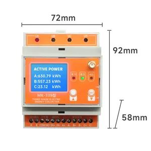 Medidor de Panel de amperios Digital, voltímetro de alto voltaje, 40-400V, CA, OEM de fábrica, ODM