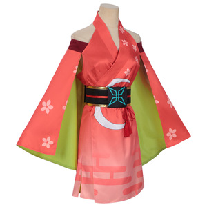 Conjunto de Disfraz de Cosplay de Poliéster con Estampado Estilo <span class=keywords><strong>Anime</strong></span> 2026, Inspirado en Kimono, para Adultos, para Actuaciones en Escenario - Product Image 2