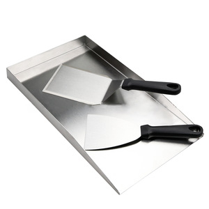 Ensemble de 3 Plaques de Cuisson Longues Antiadhésives en Acier Inoxydable pour Barbecue et Cuisine Extérieure - Product Image 3