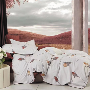 Bán Buôn Nhà Máy Trực Tiếp Siêu Vua Tất Cả Các Mùa Nhà Dành Cho Người Lớn Thoải Mái Bộ Đồ Giường Đặt Đôi Được Trang Bị Tấm Polyester Nhà Máy Thiết Kế Dệt Kim - Product Image 1