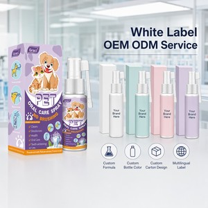 Spray de Cuidado Bucal para Mascotas Graci, Sin Cepillado, Limpieza de Dientes para <span class=keywords><strong>Perros</strong></span> y Gatos, <span class=keywords><strong>Aliento</strong></span> Fresco, Eliminación de Sarro, Blanqueamiento Dental, 30 ml, OEM, Venta al por Mayor - Product Image 5