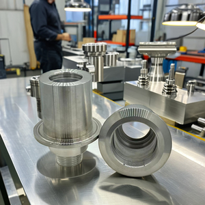 Tùy chỉnh <span class=keywords><strong>CNC</strong></span> gia công 17-4ph thép không gỉ ức chế baffle Cone Cup cho khoan skirted chèn Ống - Product Image 3