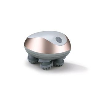 Masajeador de Cabeza Portátil, Resistente al Agua, con Cabezales de Silicona Suave para Aliviar el Estrés - Product Image 3