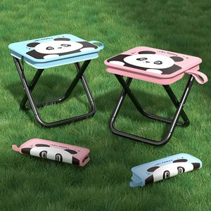 Folding <b>Stool</b> Portable Outdoor Childrens <b>Stool</b> Square Foldable Garden Chair <b>Pink</b> Blue - Product Image 1