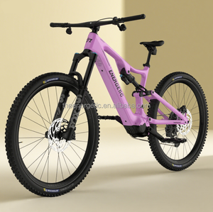 Premium Adults Mountain Bike Central Motor Carbon Frame 12-Speed Hydraulic Disc Brakes 350W Fat Tire Stability Super - Product Image 3
