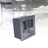 Saklar Kunci LED Pintu Masuk Otomatis CANBO M-242 Bahan Stainless Steel untuk Penggunaan Industri Garasi, Saklar Fungsi 5 Posisi Modern