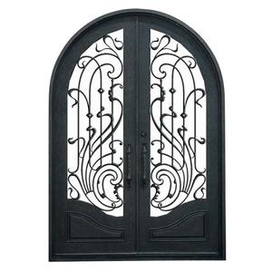 Porte en fer forgé de couleur personnalisée en provenance du Vietnam avec design 2D 3D et barre en acier massif, résistante à l'eau, garantie 3 ans - Product Image 2