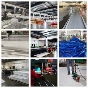 Bâches enduites <span class=keywords><strong>de</strong></span> couteaux en PVC Toits Sites <span class=keywords><strong>de</strong></span> réparation <span class=keywords><strong>de</strong></span> routes Clôtures Entrepôts Cargos Transport ferroviaire Fermes avicoles Pandals Couverture Tissu - Product Image 6