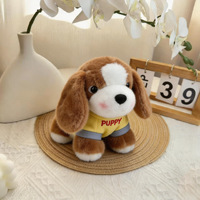 Jouet en peluche personnalisé pour chien, adorable chiot en peluche, poupée animale de dessin animé Kawaii, animal en peluche doux, cadeau d'anniversaire pour enfants, vente en gros