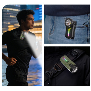 ยุนไม K370 RGB ไฟฉาย LED ปรับได้ 90 องศา ไฟทำงานแม่เหล็กแบบหนีบ ไฟหน้าแบบคลิปหนีบ ไฟส่องสว่างกลางแจ้ง - Product Image 4