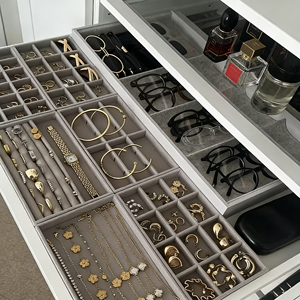 BALOM Customized Walk-in Closet, Modern <b>Wardrobe</b> with Hanging Rods & Drawers for Organized Storage Bedroom Furniture Ardrobe - Product Image 5