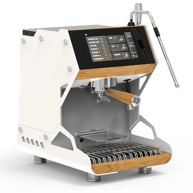 Kommerzielle Verwendung Auto Kaffee maschine Einzel gruppe Kopf Mehrfach servieren Kaffee maschine Maschine für Shop