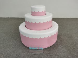 유아용 실내 놀이터 장비 대여용 핑크 꽃 소프트 플레이 볼 풀 세트 - Product Image 3