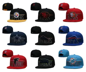 قبعات رياضية مطرزة ثلاثية الأبعاد لكرة القدم الأمريكية