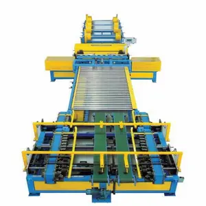 HVAC automatic wind pipe production line 4 auto duct line making machine for Supermarket parking lot