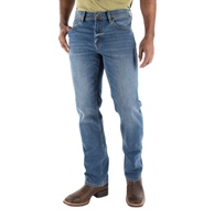 Jeans droits en denim bleu foncé pour homme BuFa, fermeture boutonnée, rivets en cristal, respirant, écologique, décontracté, toutes saisons
