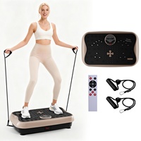 Appareil de vibration électrique pour brûler les graisses, machine de shaker rythmique à usage domestique, charge maximale 120 kg, aide à l'exercice, perte de graisse, mise en forme du corps