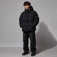 Vestes matelassées en duvet de canard blanc pour hommes, vêtements d'extérieur en coton de haute qualité, style streetwear, fabrication OEM personnalisée